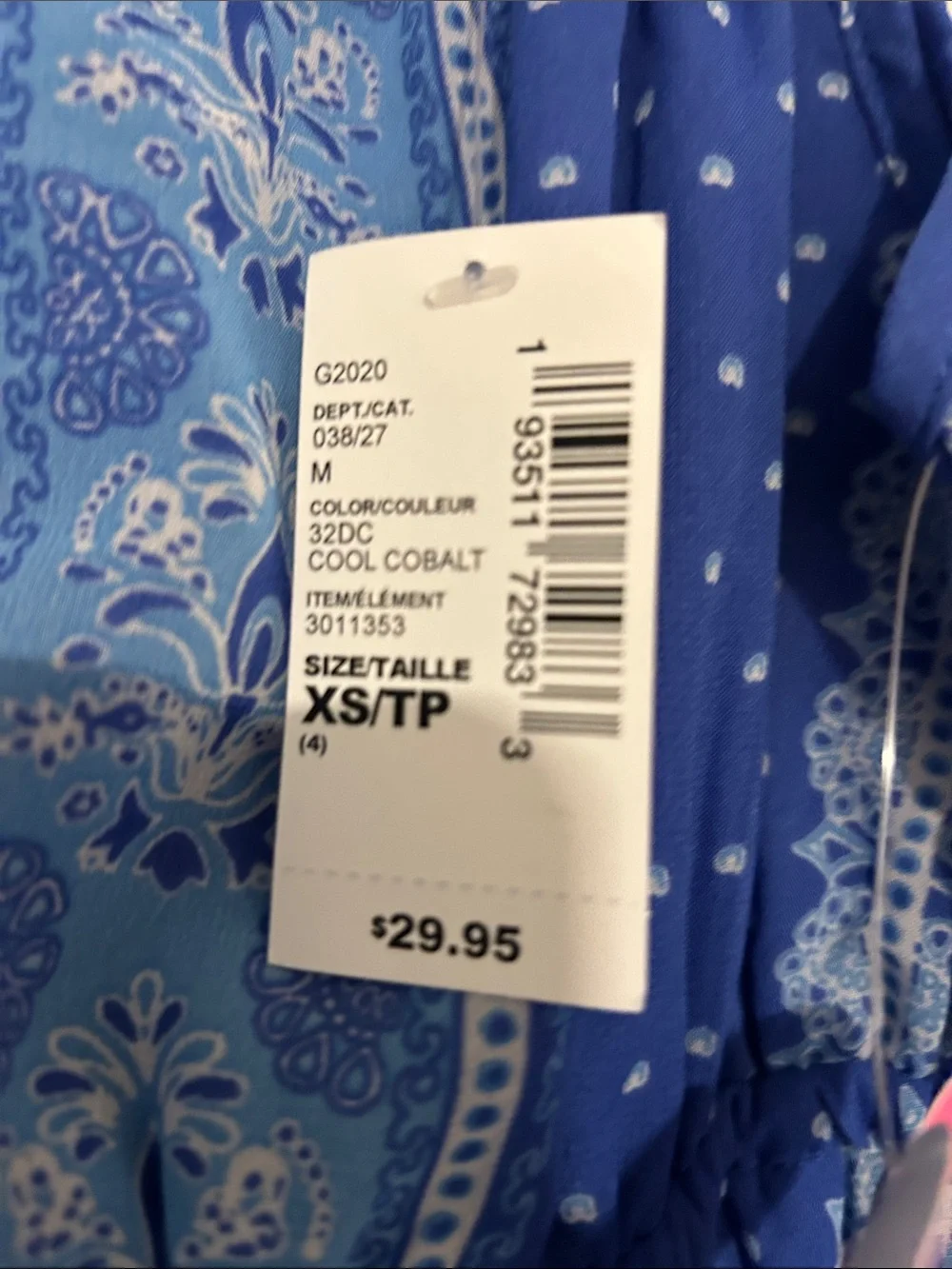 Mommy and me set of two- The Children's Place Blue Printed Halter Dresses